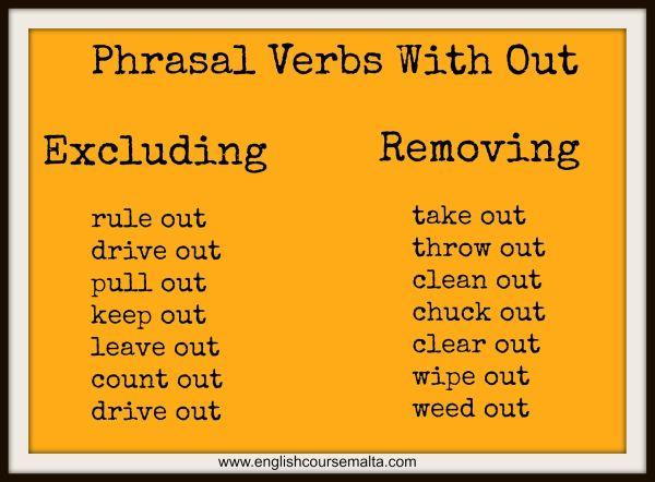 phrasal verbs with out