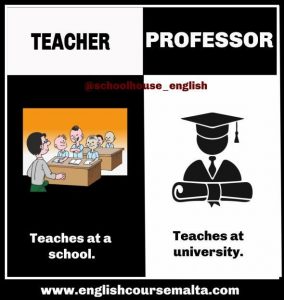 teacher or professor